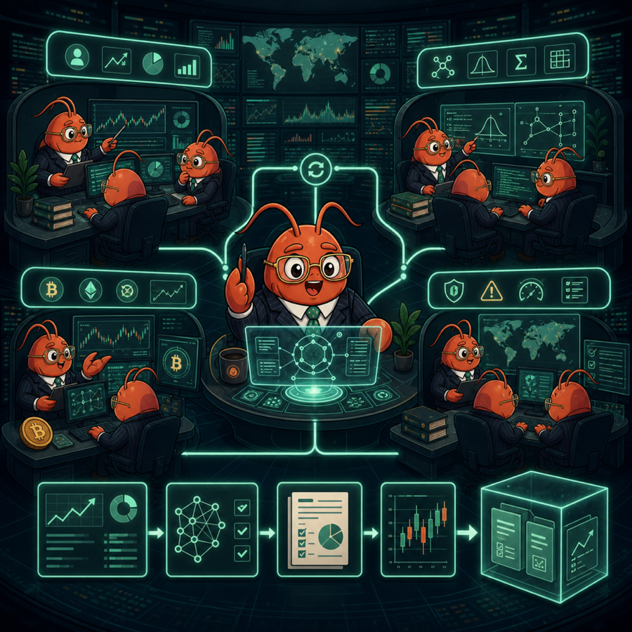 Multi-agent trading teams